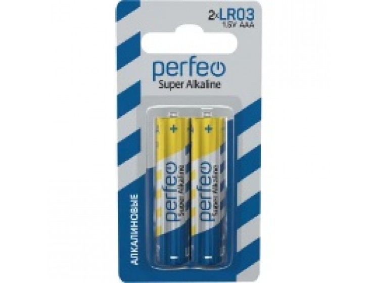 Эл.питания Perfeo LR03 2BL mini Super Alkaline (блистер 2 шт, 48 шт/кор.) Эл.питания Perfeo LR03 2BL mini Super Alkaline (блистер 2 шт, 48 шт/кор.)